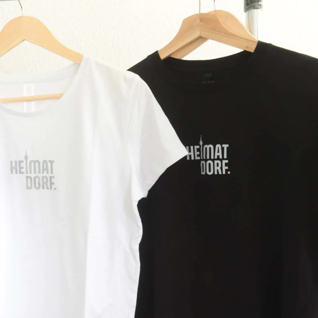 Düsseldorf T-Shirts in weiß und schwarz